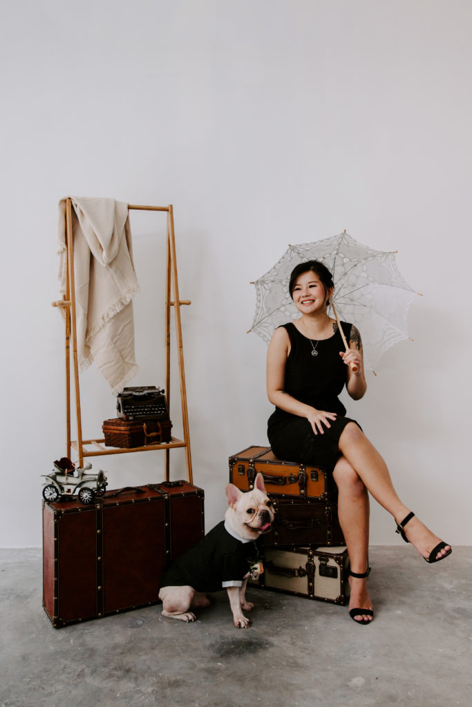 pet and owner photoshoot, styled shoot, pet photography, singapore styled shoot, nataliewongphotography, pet and owner photography, studio photoshoot, singapore photographer